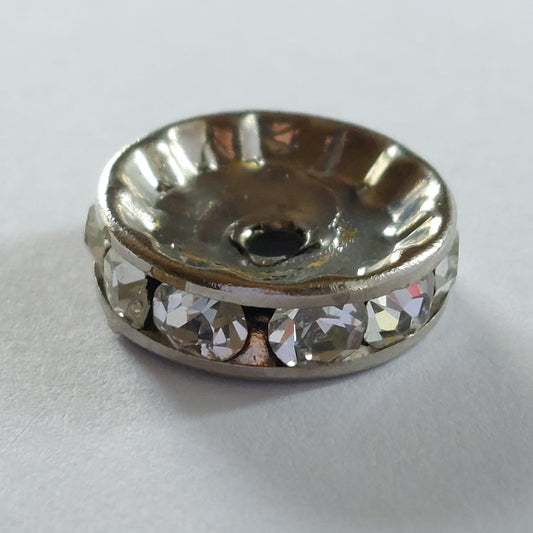 5144 Vintage Perle Zwischenteil Mit Swarovski Kristallen 13x3.8mm