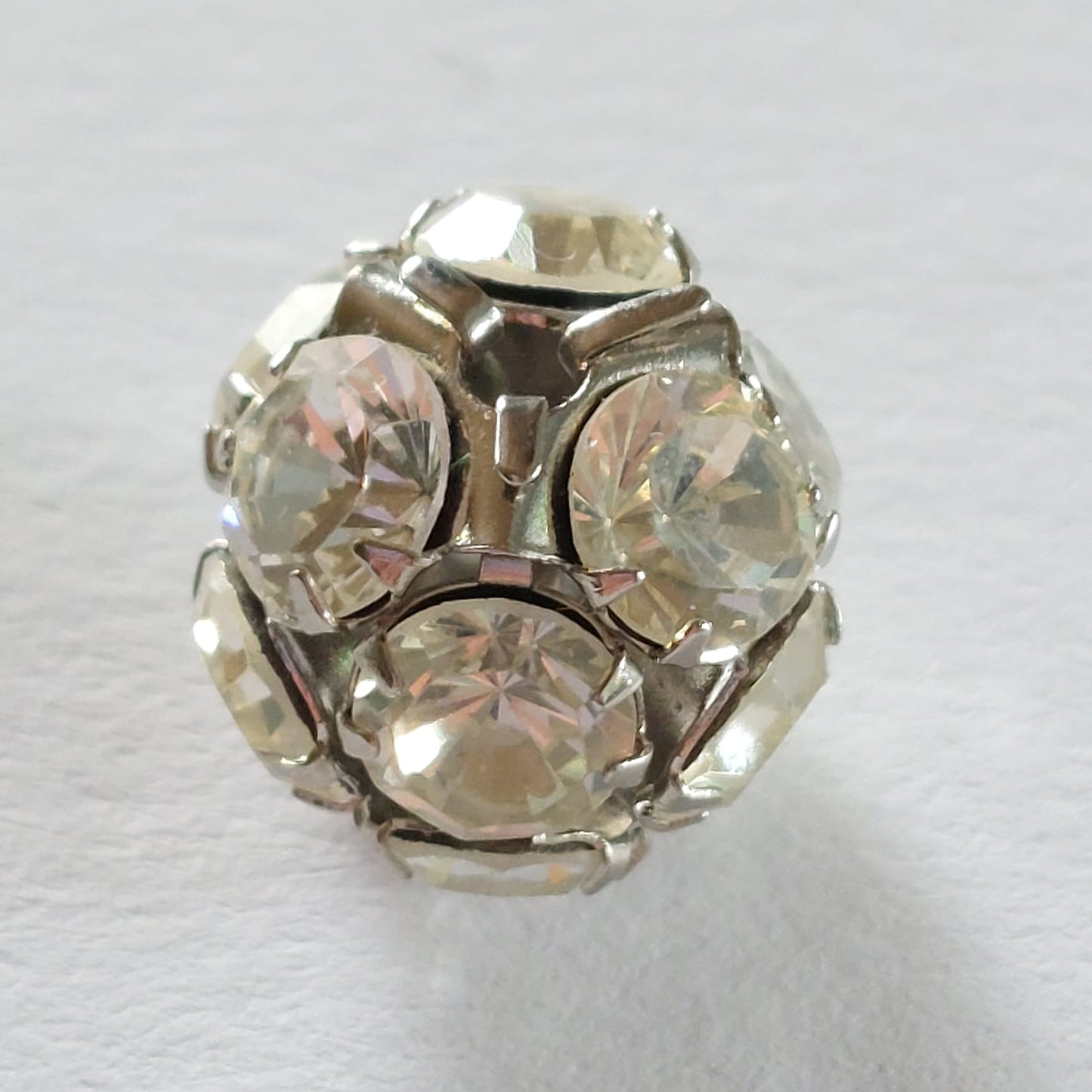 5139 Vintage Perle Zwischenteil Mit Swarovski Kristallen 12mm