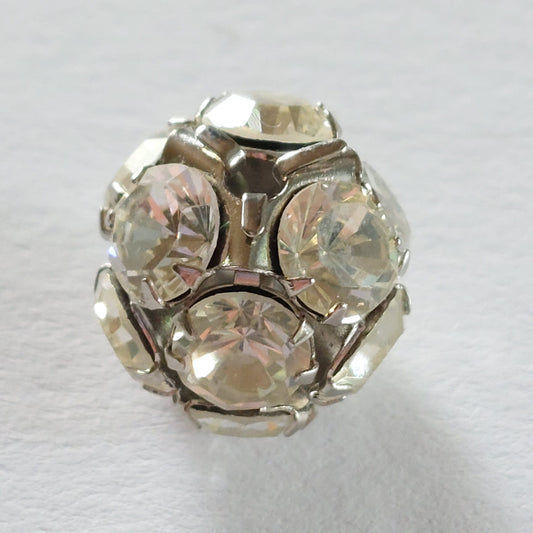 5139 Vintage Perle Zwischenteil Mit Swarovski Kristallen 12mm