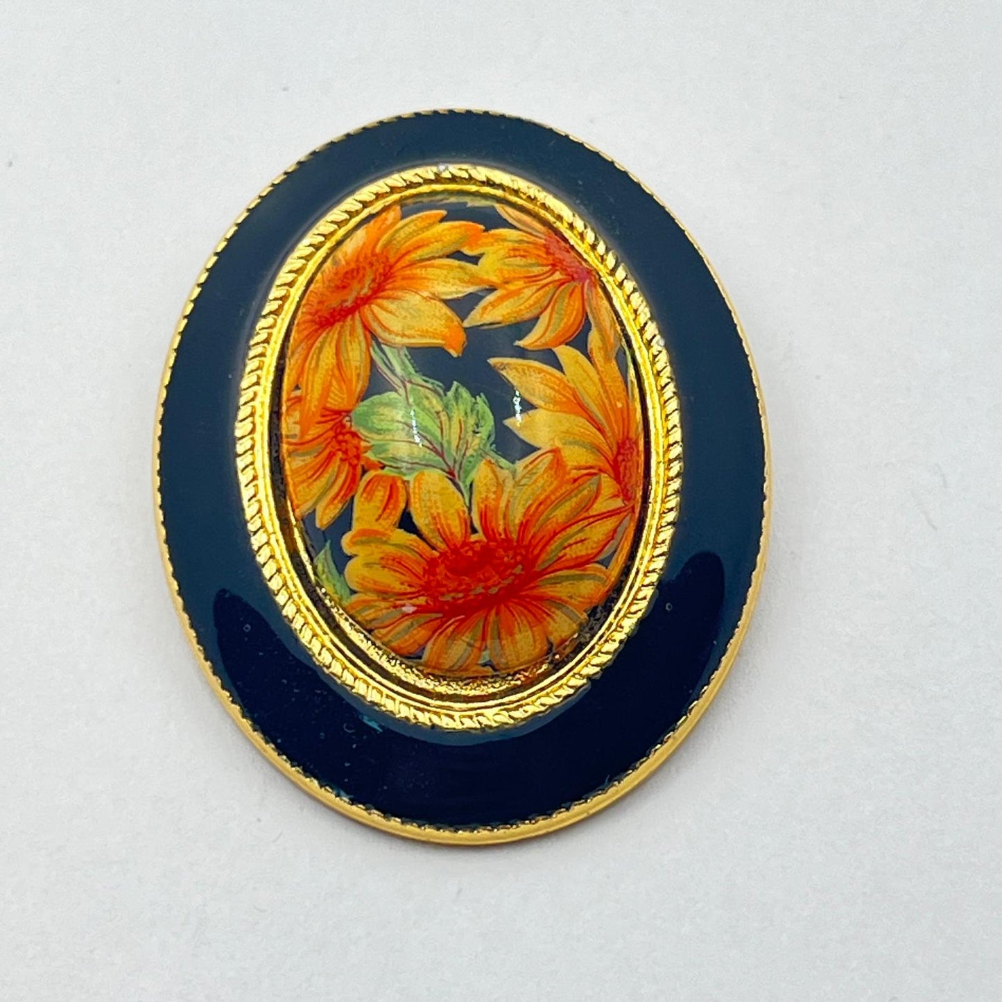 2456 Vintage Cabochon Schalhalter 48mm