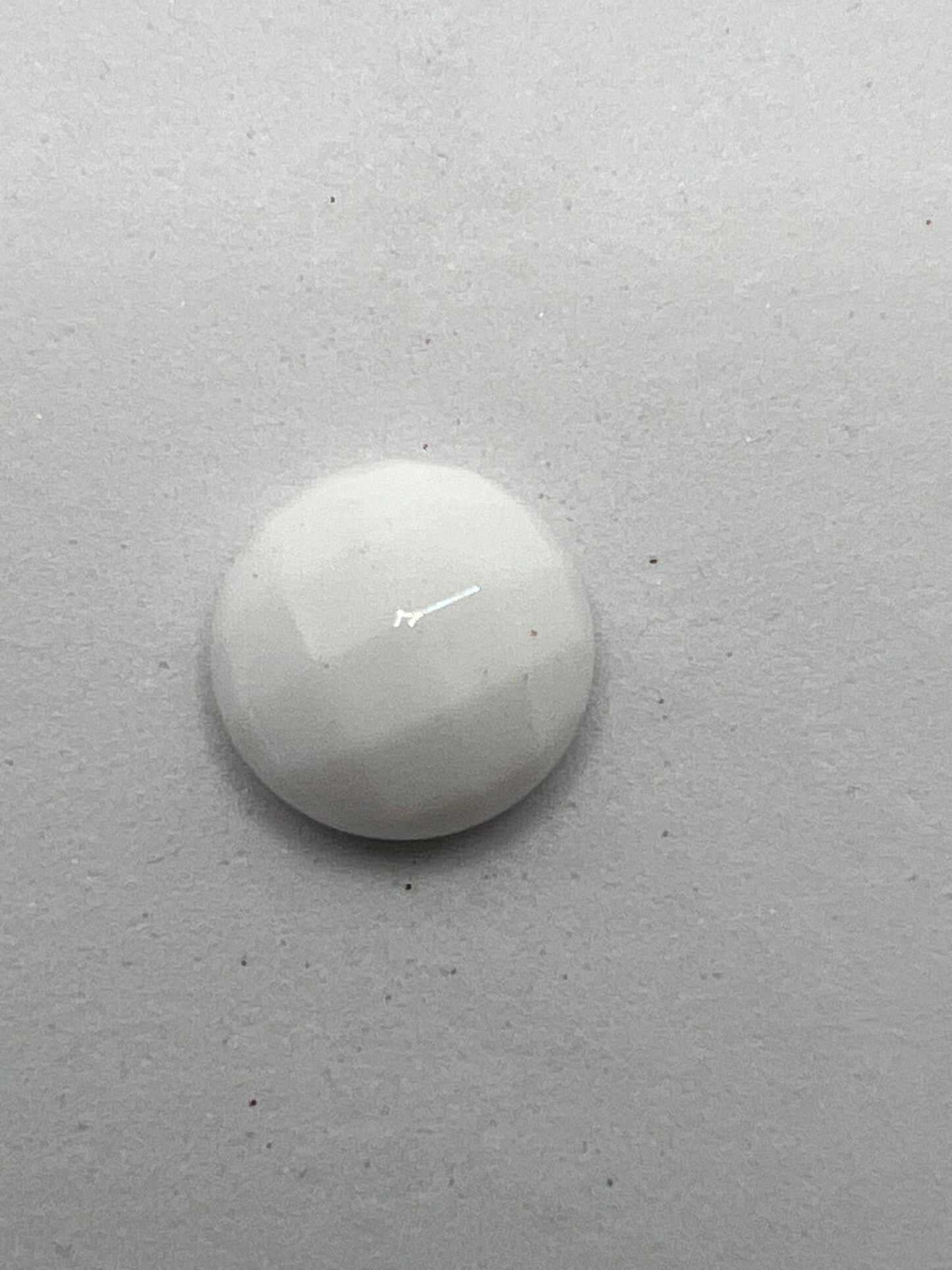 1118 Vintage Kunststoff Round Cabochon 13mm