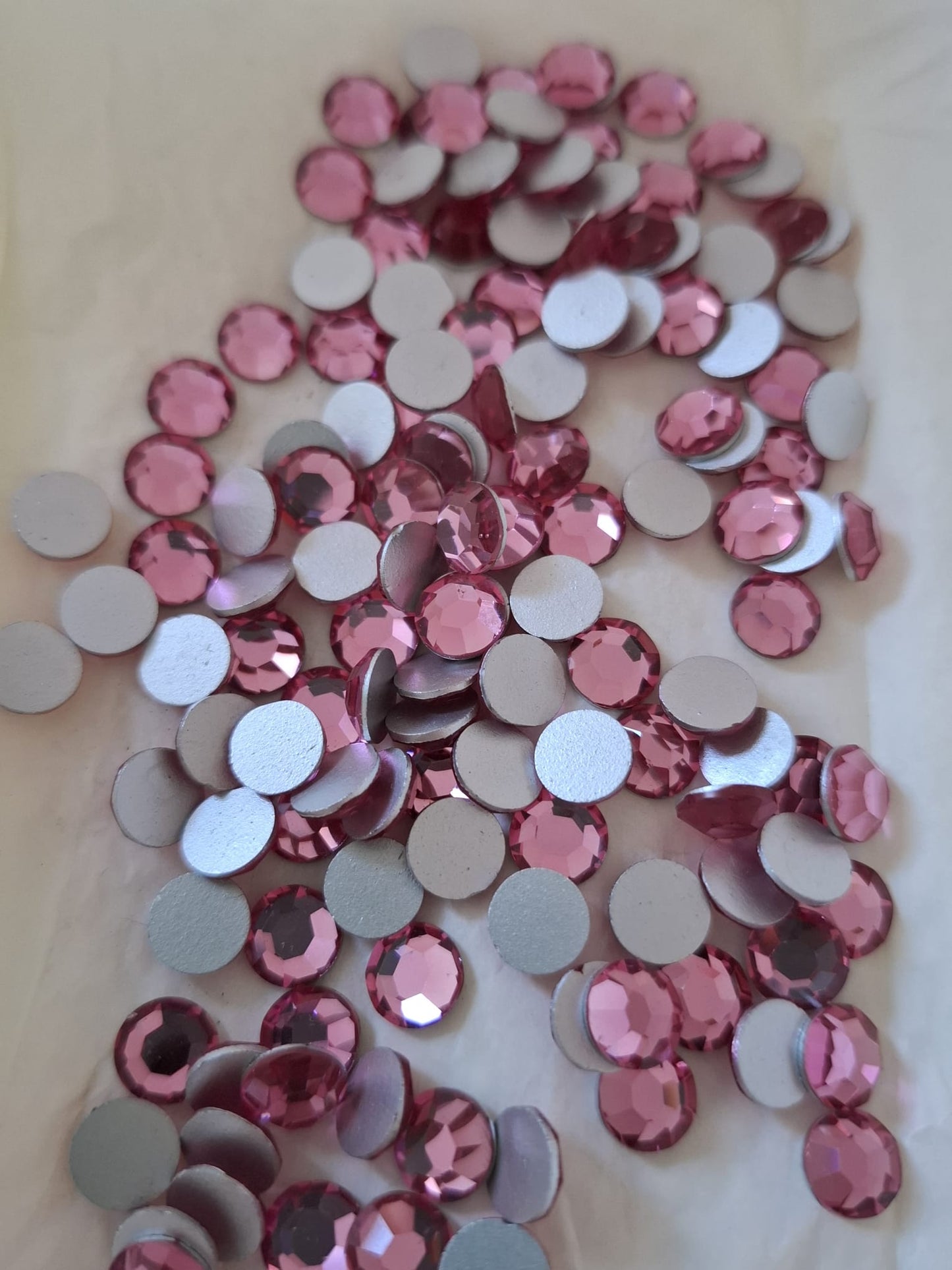 Swarovski® Flatback Rund Rose SS34