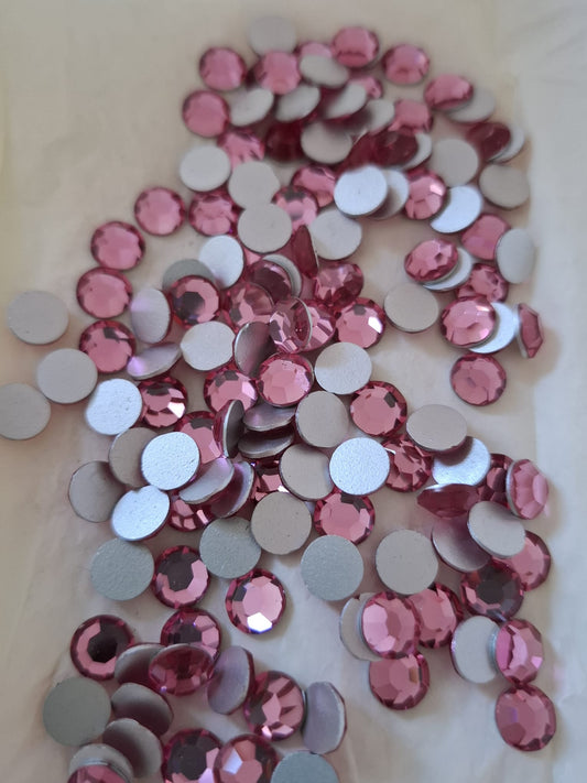 Swarovski® Flatback Rund Rose SS34