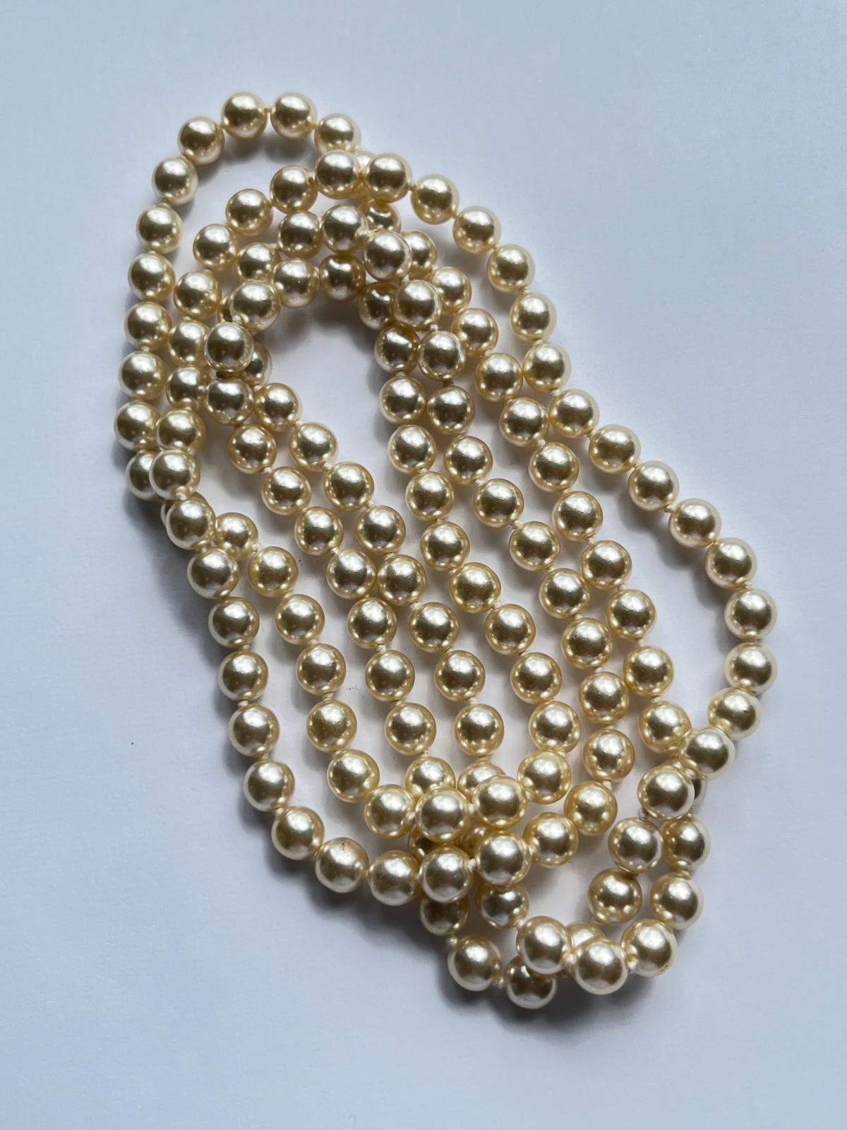 6224 Vintage Swarovski Kristallen Perlenkette 116cm