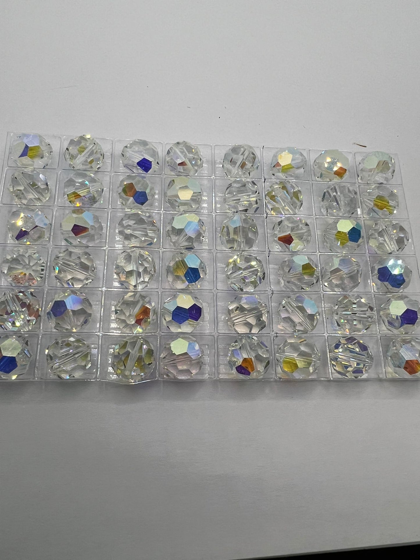 Swarovski® Beads Vintage Facet Crystal Aurore Boreale 12mm