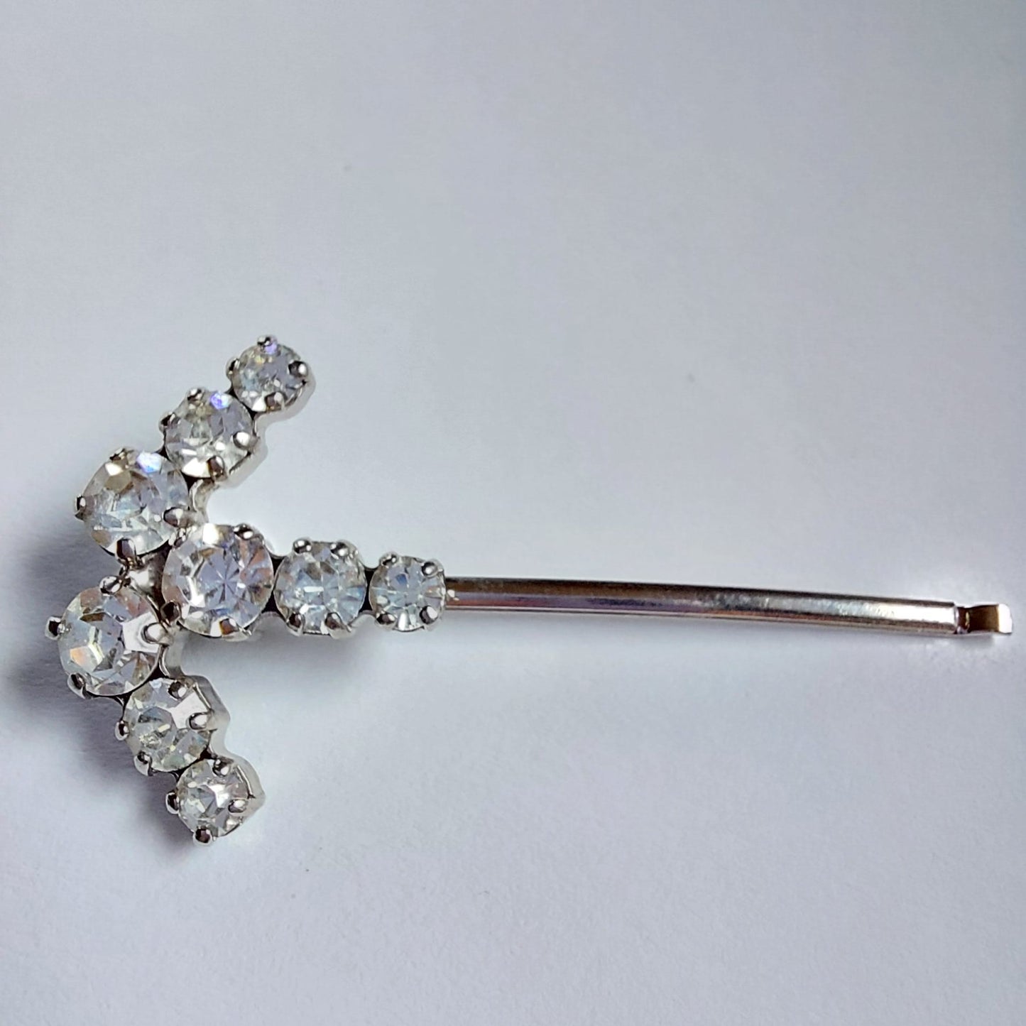 5014 Vintage Haarnadel mit Swarovski Kristallen 48mm