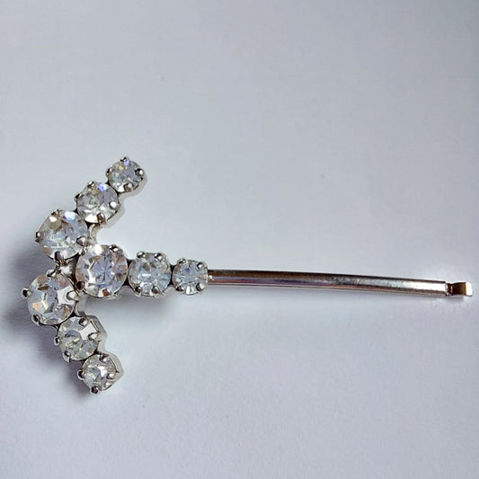 5014 Vintage Haarnadel mit Swarovski Kristallen 48mm