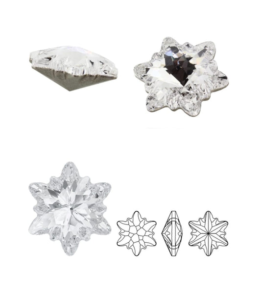 Swarovski® Fancy Edelweiss Crystal 14mm