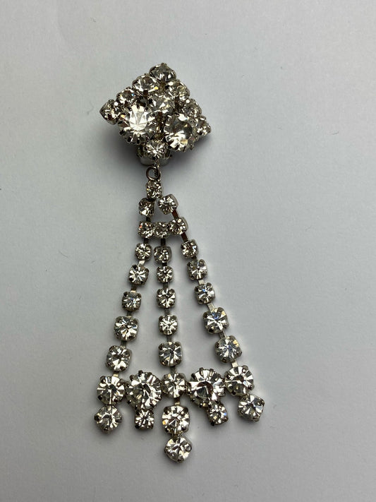 30455 Vintage Swarovski Kristallen Ohrclip 93mm