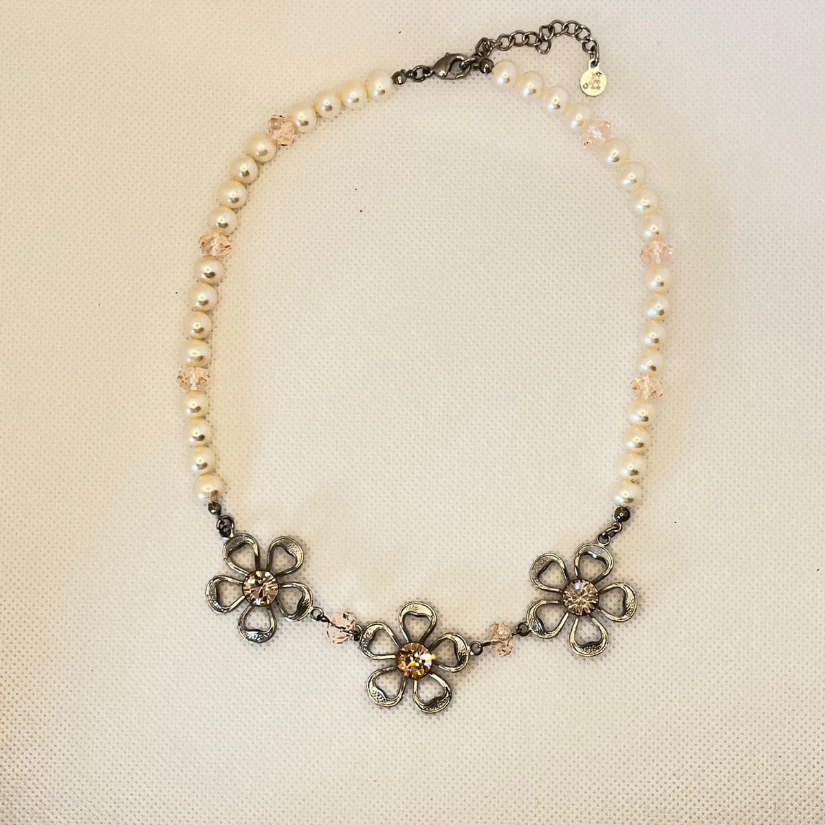 6244 Vintage Swarovski Kristallen Halsketten 40cm