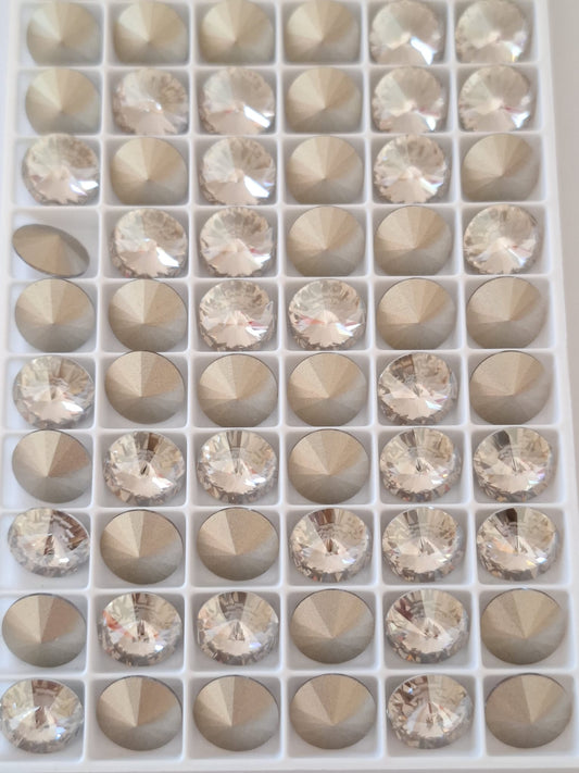 Swarovski® Rivoli Silver Shade 10mm