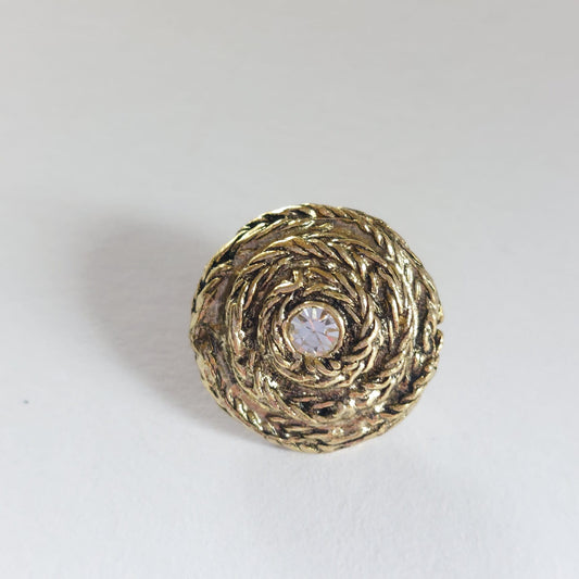 4106 Knopfe mit Swarovski Kristallen 14mm