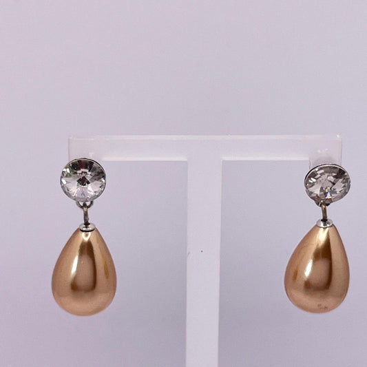 30724 Vintage Swarovski Kristallen Ohrstecker 30mm