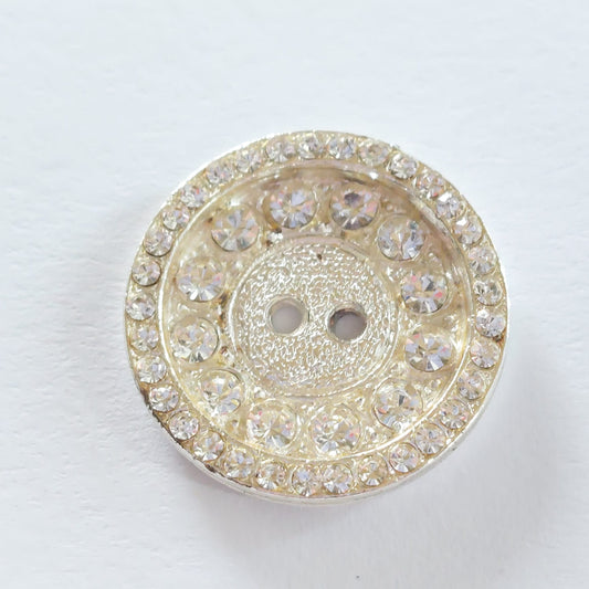 4217 Knopfe mit Swarovski Kristallen 24mm