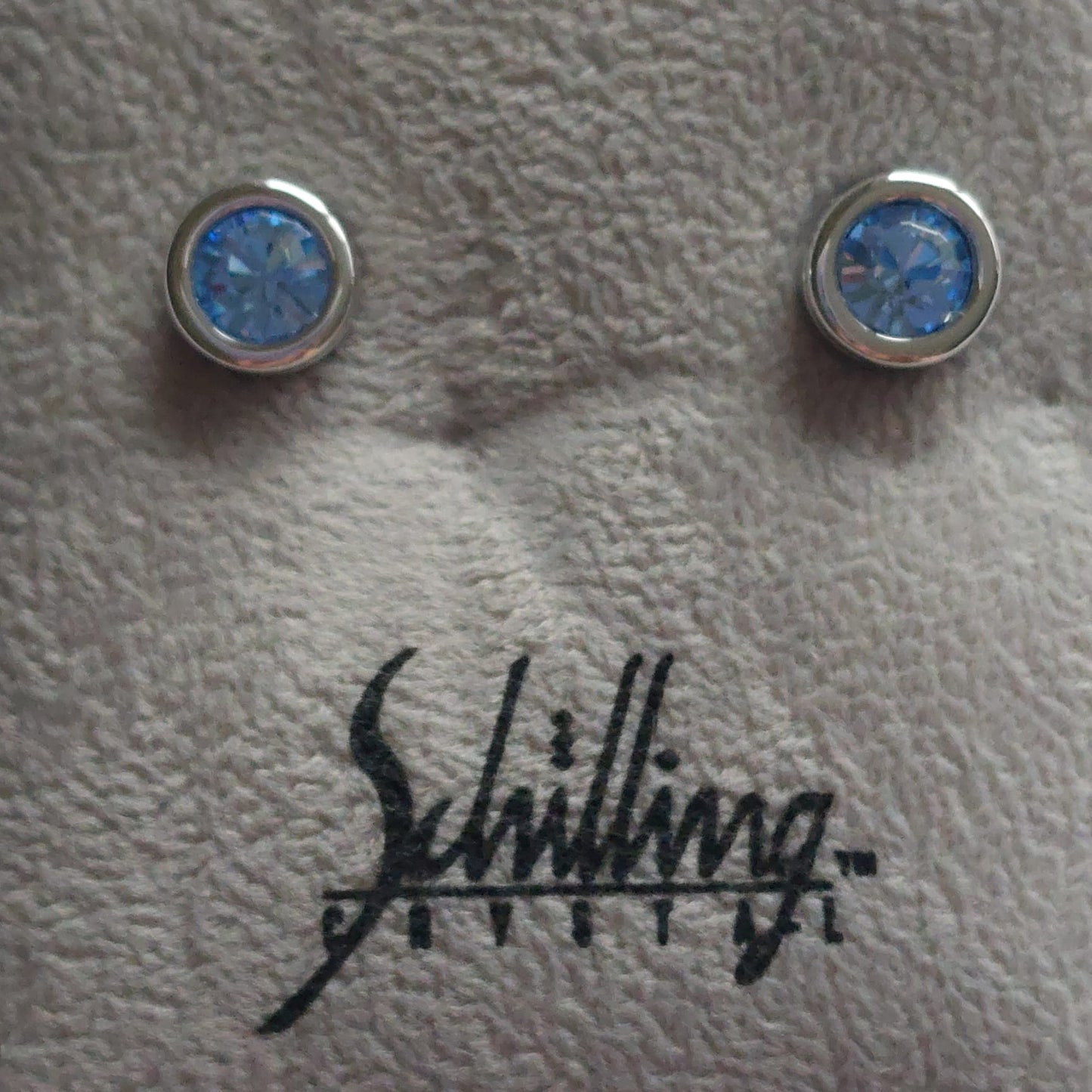 Original Vintage Schilling Austria Ohrringe 8mm