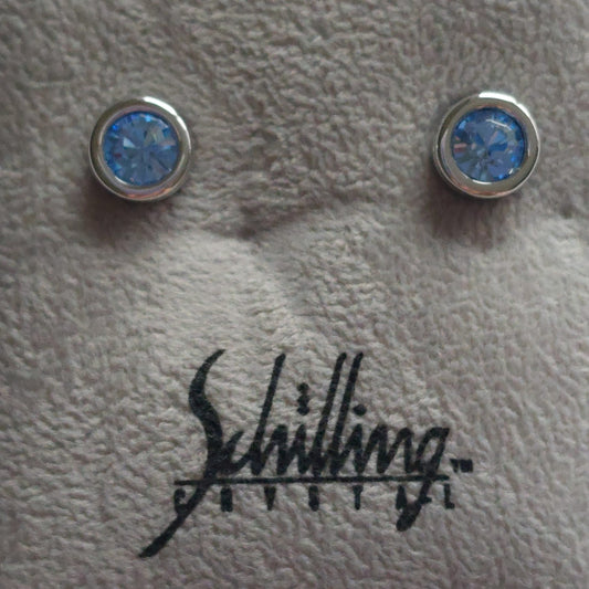 Original Vintage Schilling Austria Ohrringe 8mm