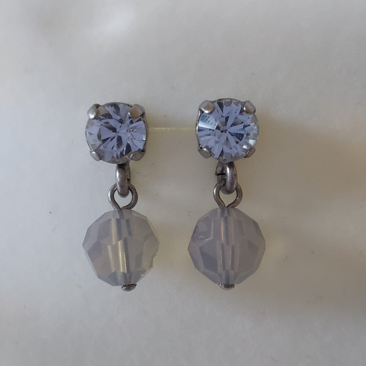 3768 Vintage Earring mit Swarovski Crystals