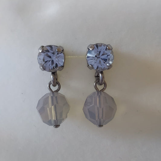 3768 Vintage Earring mit Swarovski Crystals