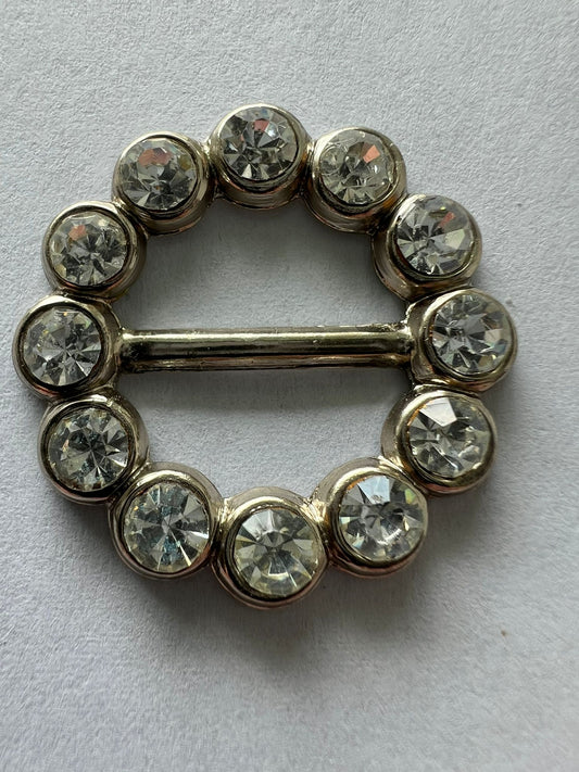 2276 Vintage Swarovski Kristallen Schalhalter 25mm