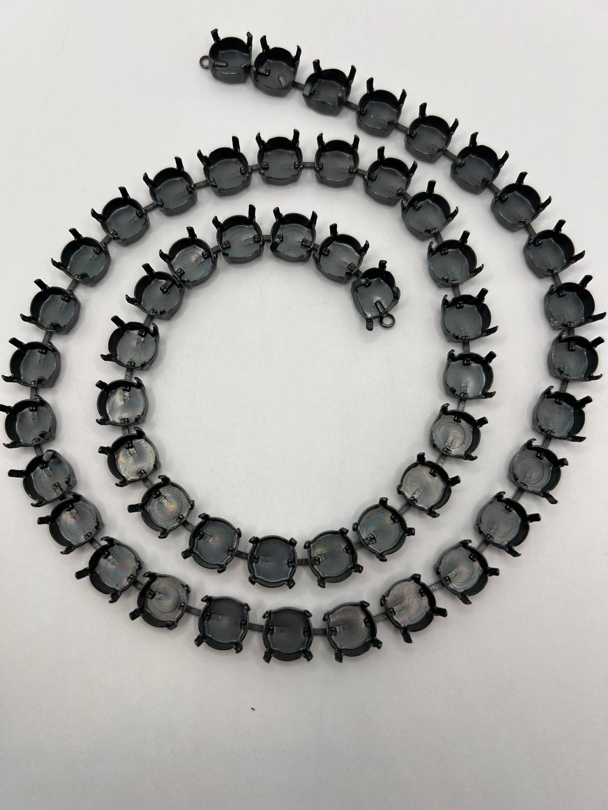 6478 Vintage leerer Kette zum Befüllen mit Swarovski Kristallen 71cm