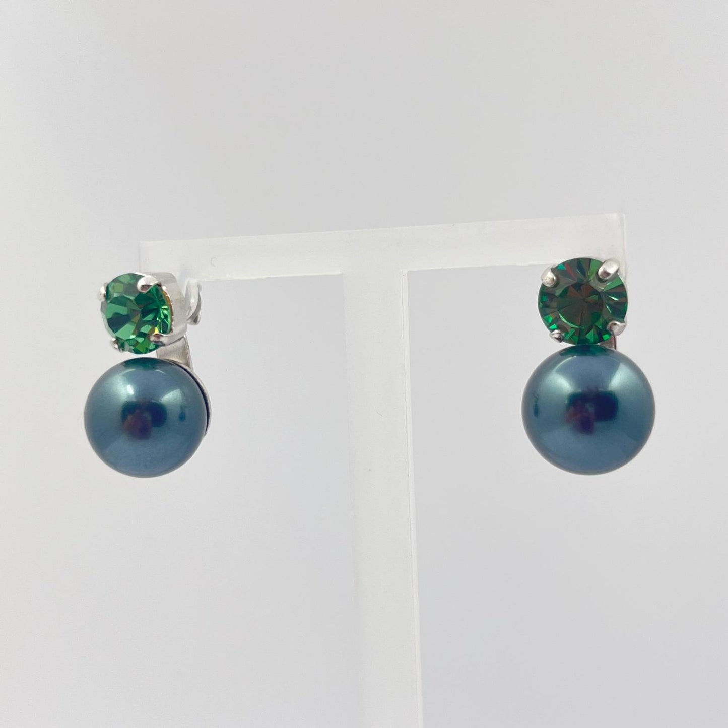 30753 Vintage Swarovski Kristallen Ohrstecker 11mm