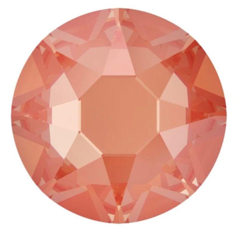 Swarovski® Nail Crystals Flat Rund Orange Glow DeLite SS12