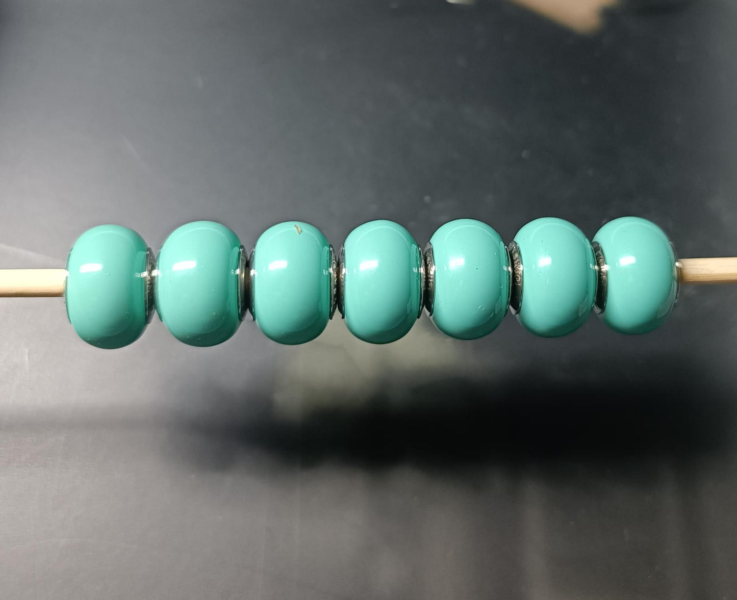 119 Swarovski® Charms Pearl Turquoise 15mm