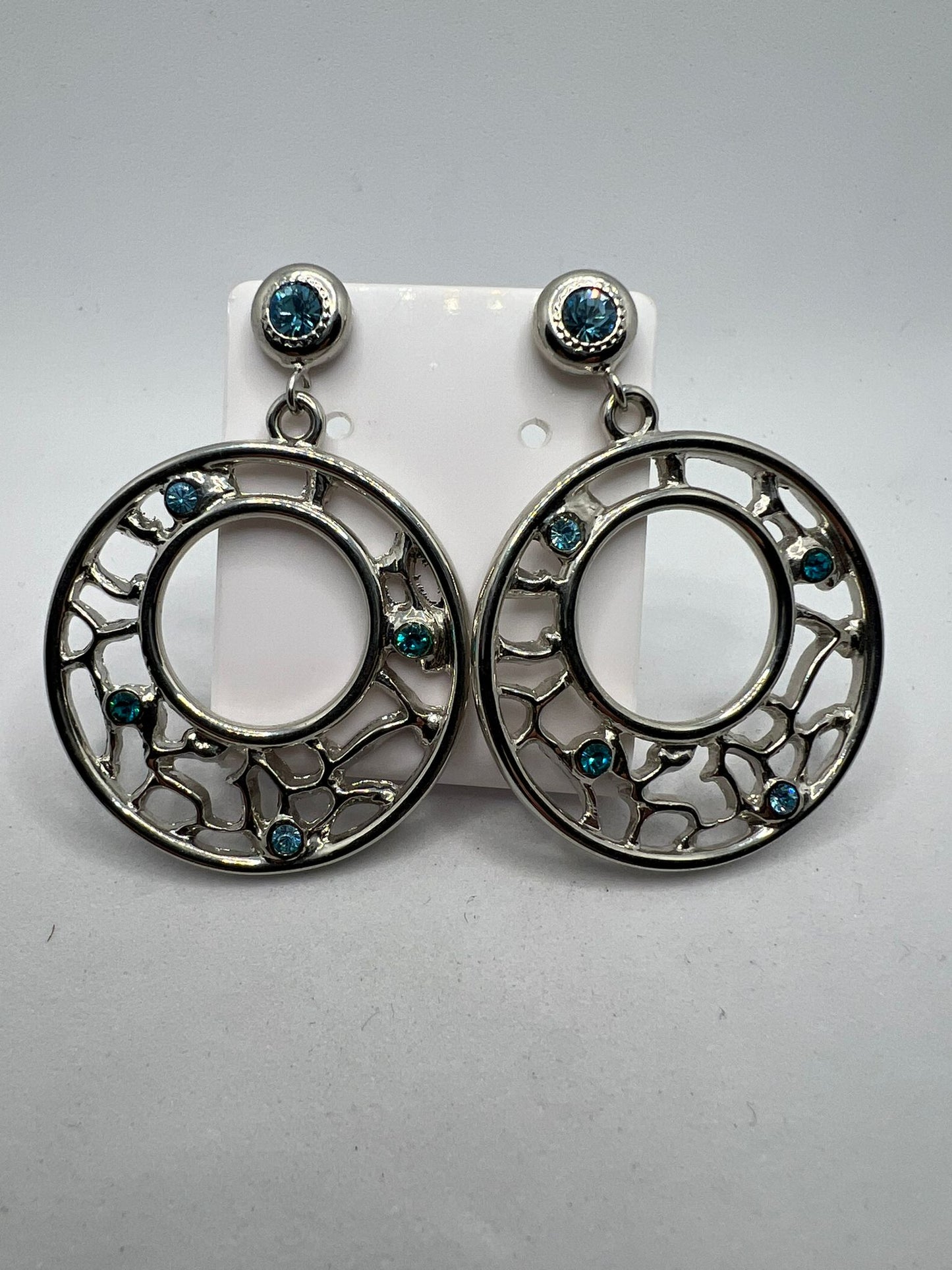 30557 Vintage Swarovski Kristallen Ohrstecker 34mm