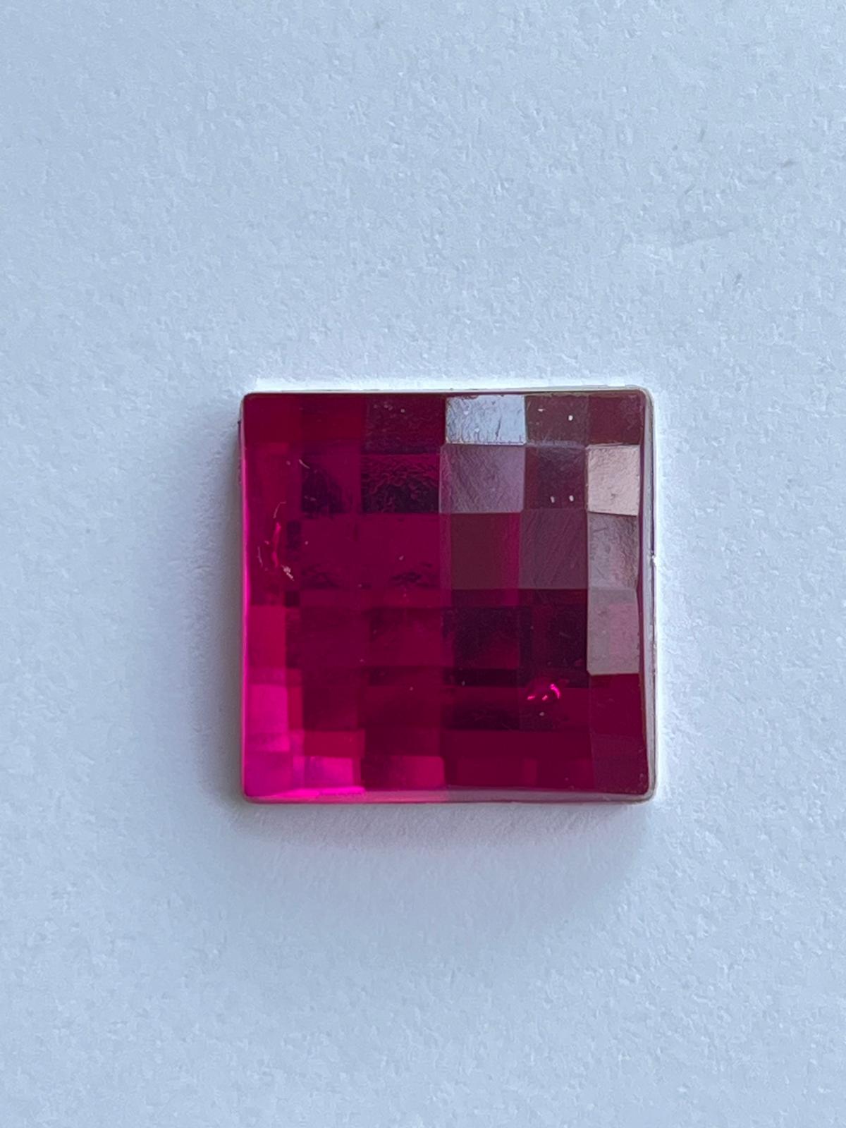 1051 Vintage Kunststoff Square Chessboard Cut 14mm