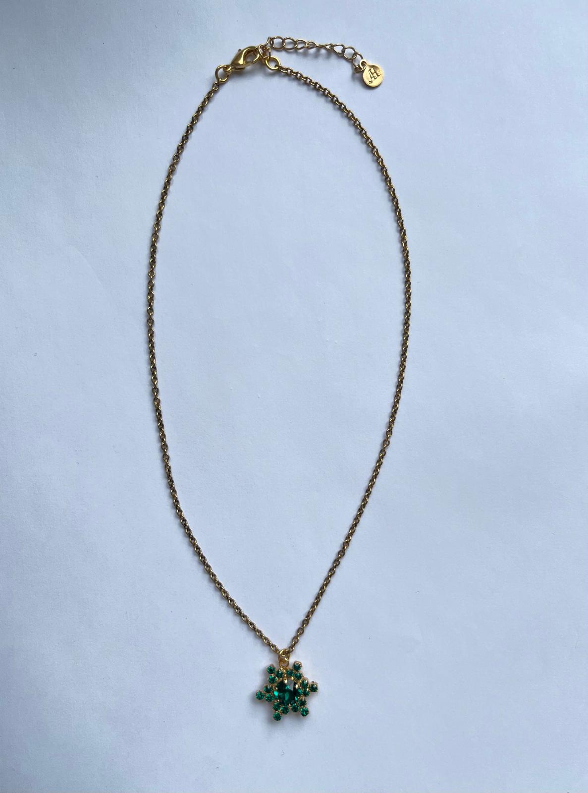 6151 Vintage Swarovski Kristallen Halsketten 41cm