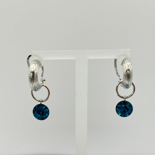 30718 Vintage Swarovski Kristallen Ohrstecker 30mm