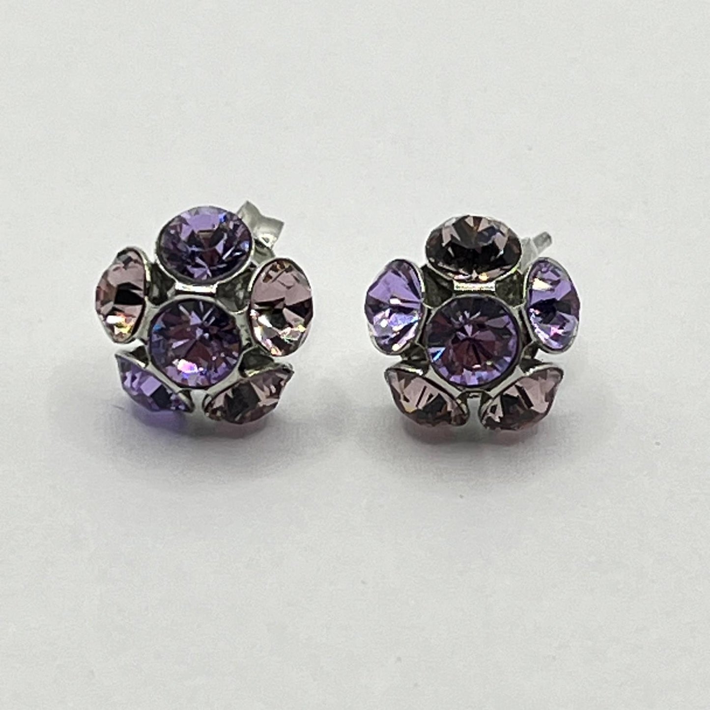 30684 Vintage Swarovski Kristallen Ohrhanger 9mm