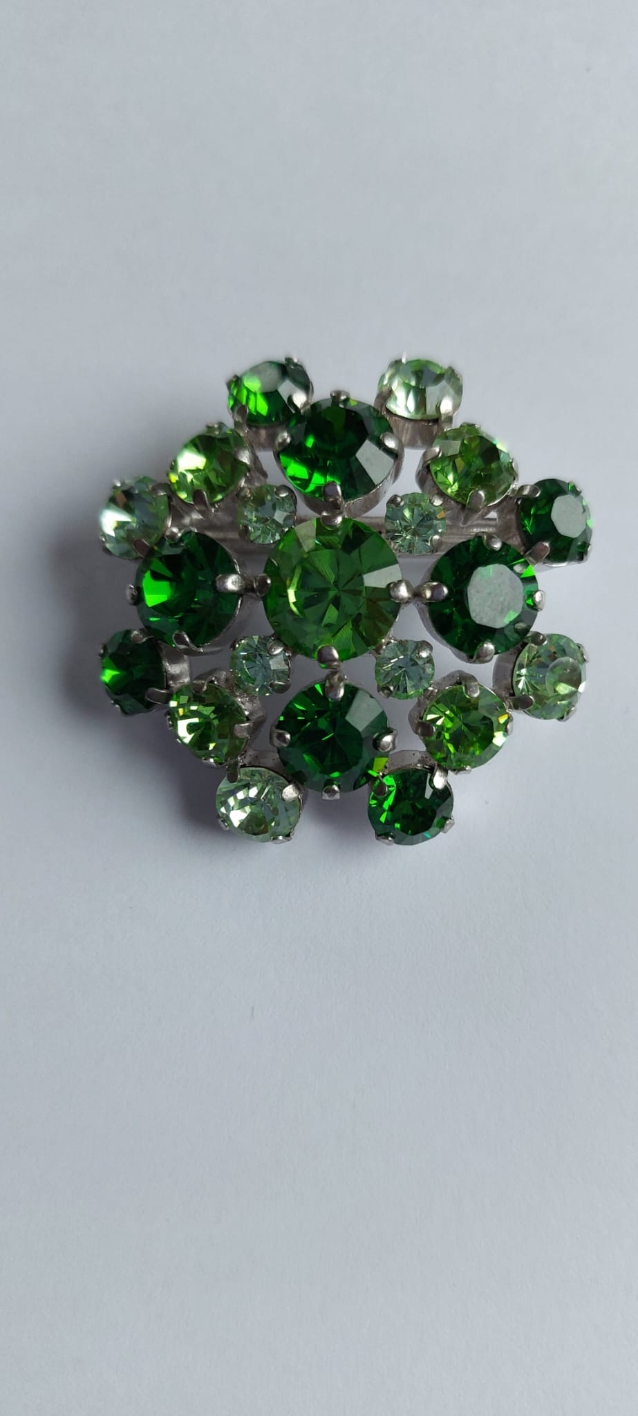 8010 Vintage Broschen mit Swarovski Kristallen 35mm