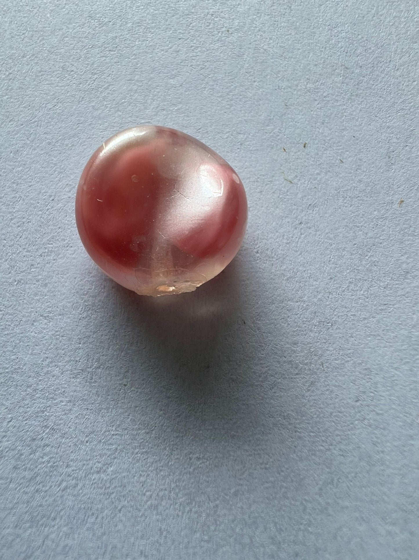 5739 Vintage Acryl Perlen Rosa 11mm