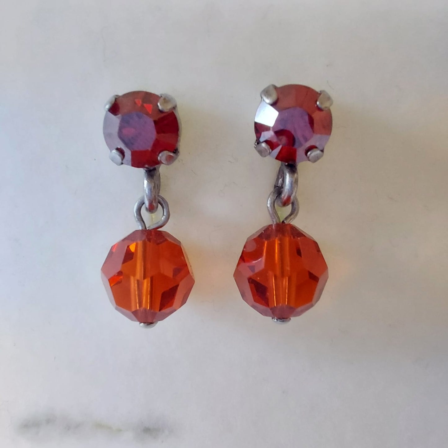 3774 Vintage Earring mit Swarovski Crystals