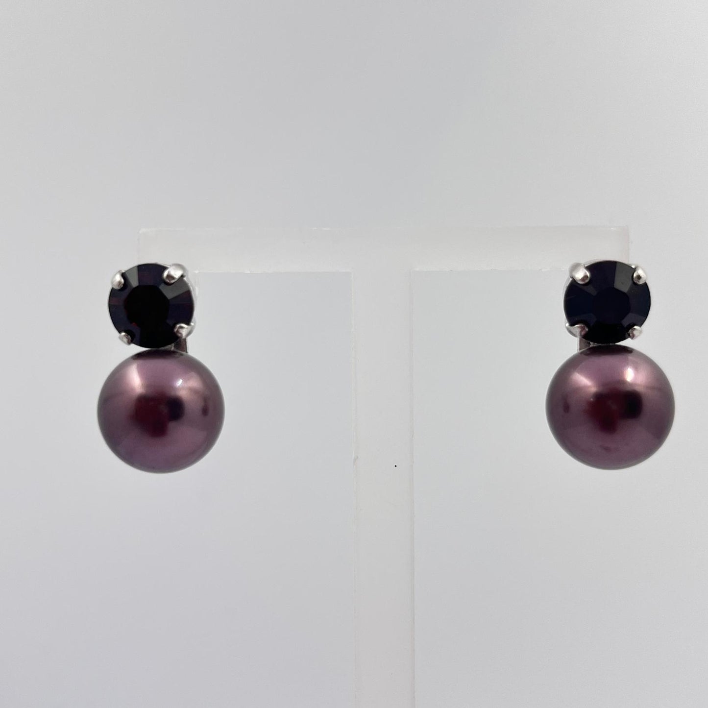 30763 Vintage Swarovski Kristallen Ohrstecker 11mm