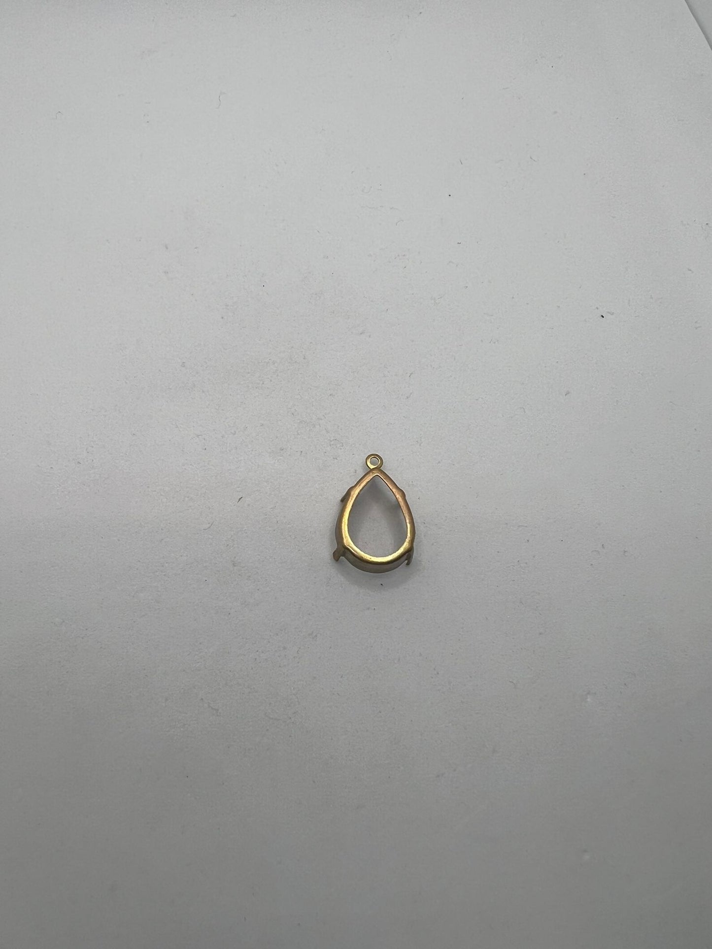DIY Rhodium Tropfen Anhänger Zubehör 20mm