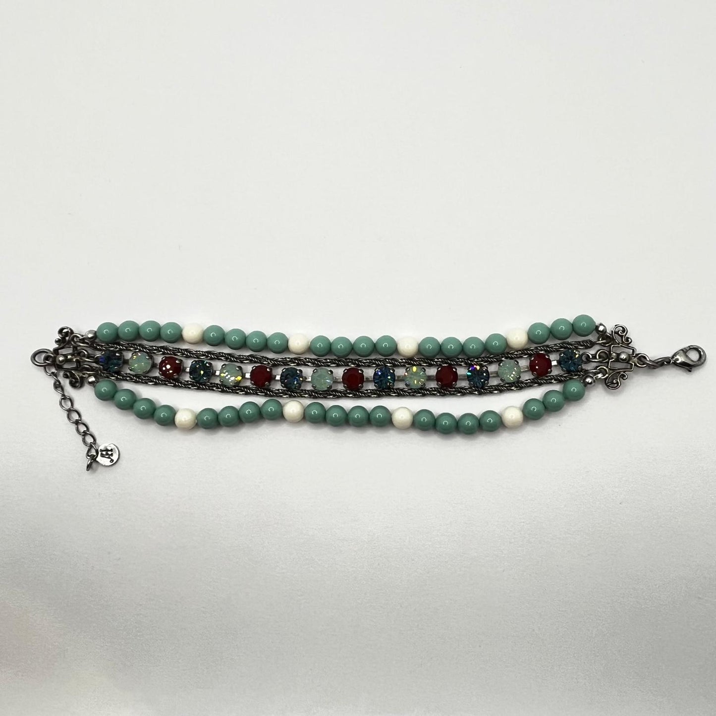 7020 Vintage Swarovski Kristallen Armband 19cm