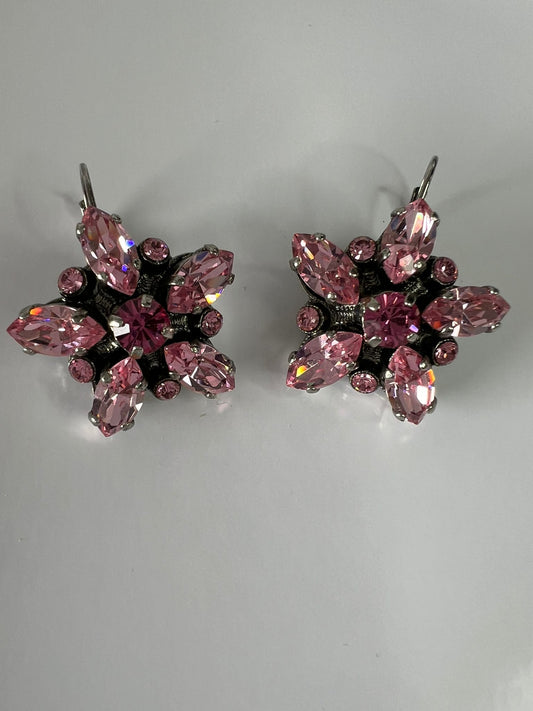 30388 Vintage Swarovski Kristallen Ohrhanger 21mm