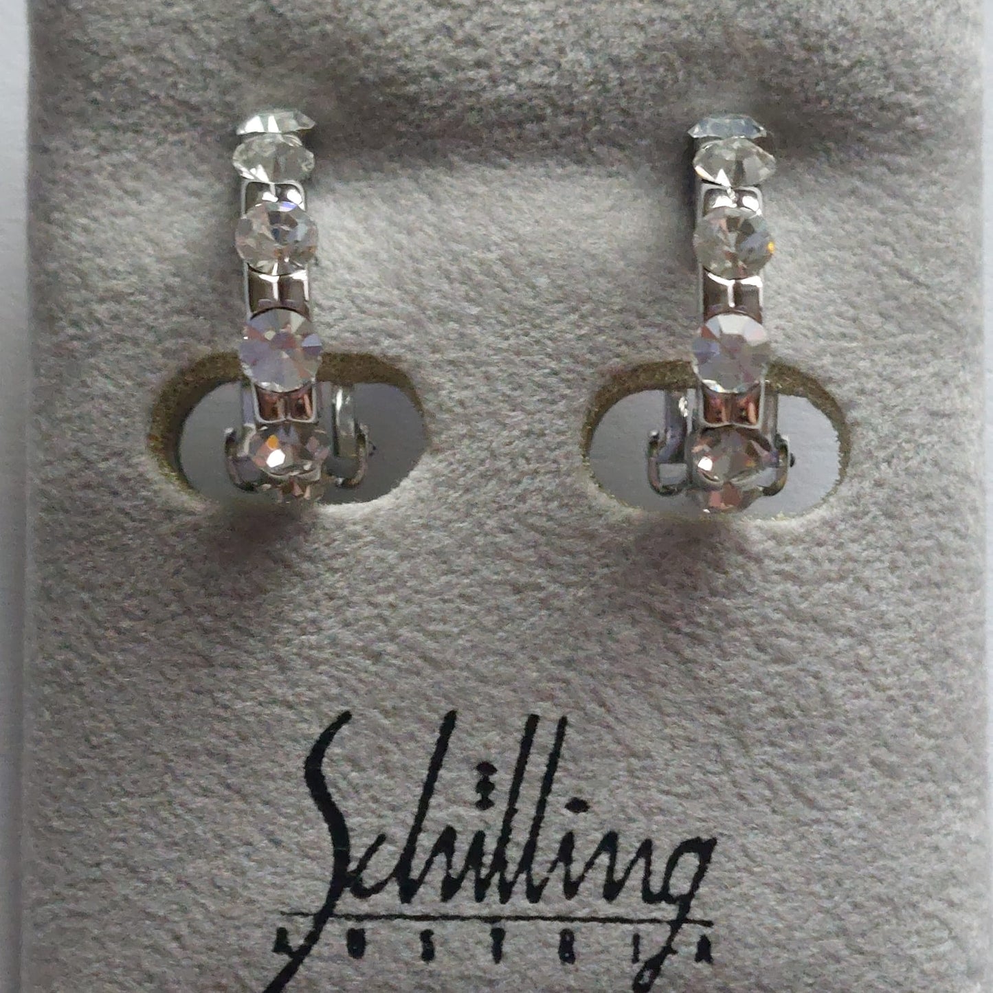 Original Vintage Schilling Austria Ohrclip 21mm