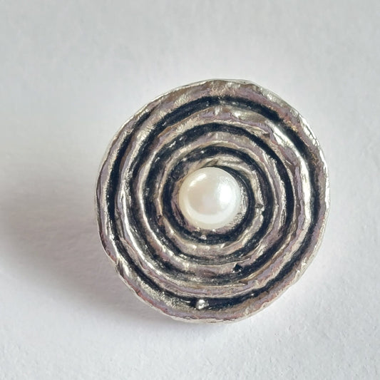 4078 Knopfe mit Swarovski Perlen 15mm