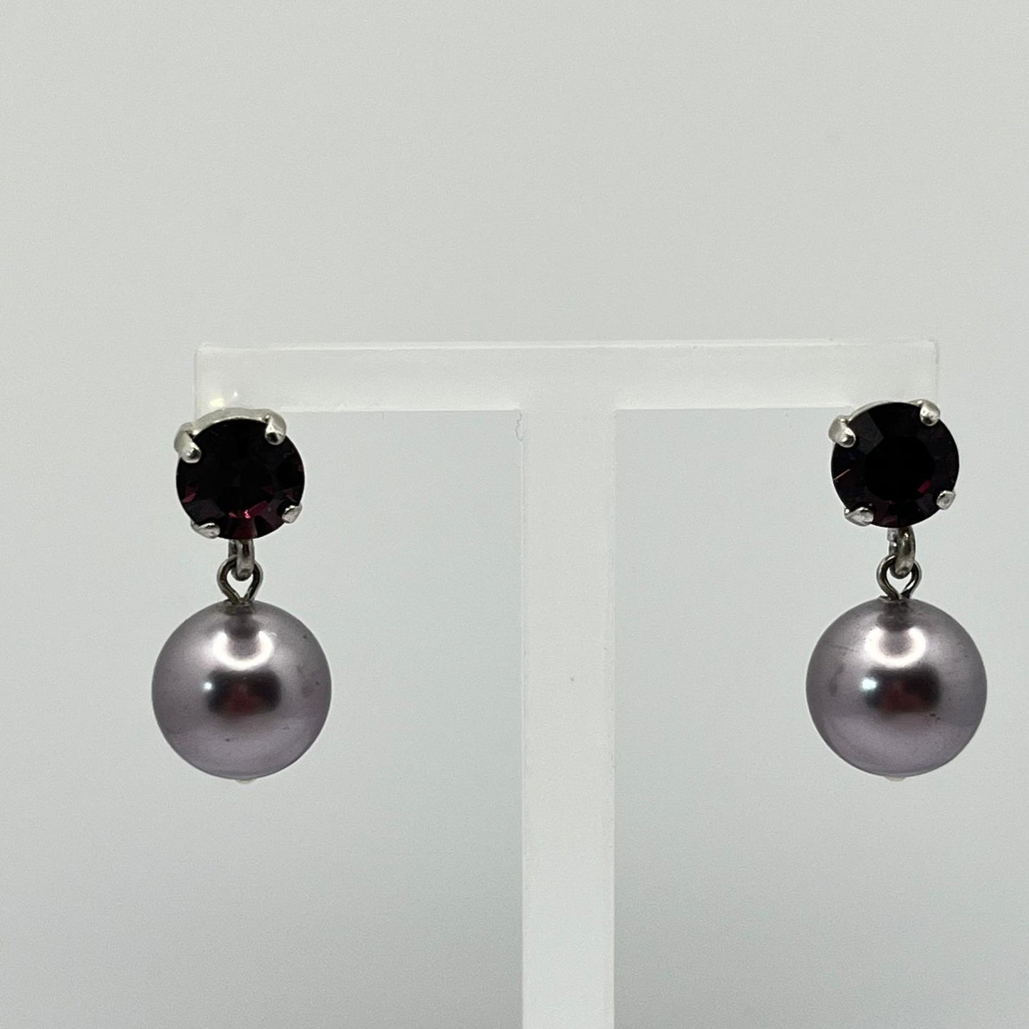 30740 Vintage Swarovski Kristallen Ohrstecker 25mm
