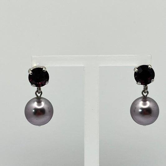 30740 Vintage Swarovski Kristallen Ohrstecker 25mm