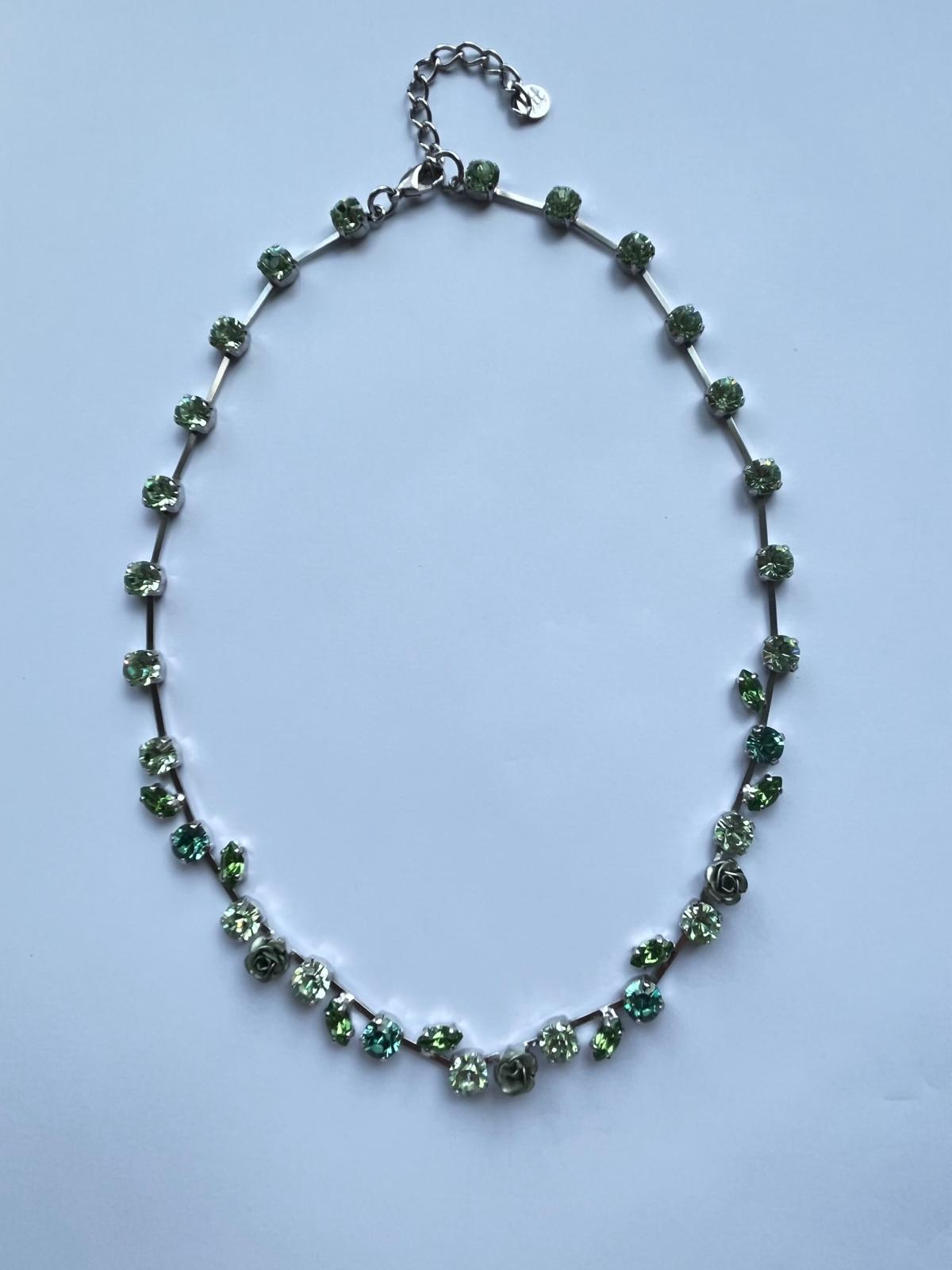 6136 Vintage Swarovski Kristallen Halsketten 41cm