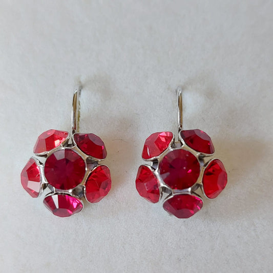 3851 Vintage Earring mit Swarovski Crystals