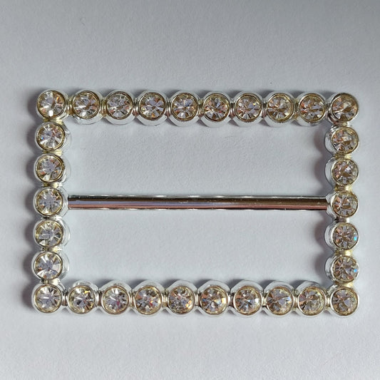 2104 Silberne Gürtelschnalle 64×45mm