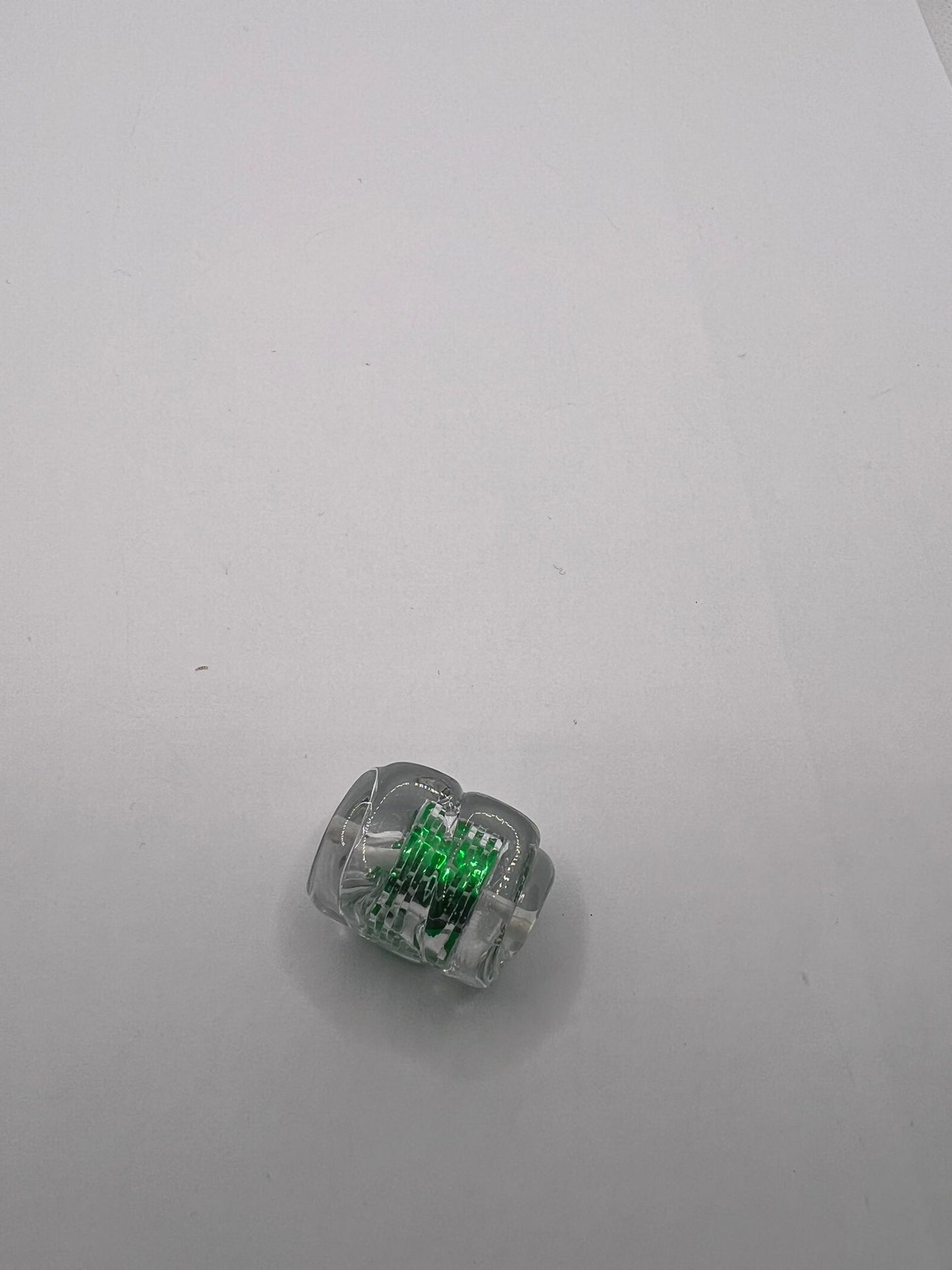 5951 Vintage Kunststoff Perle 27mm