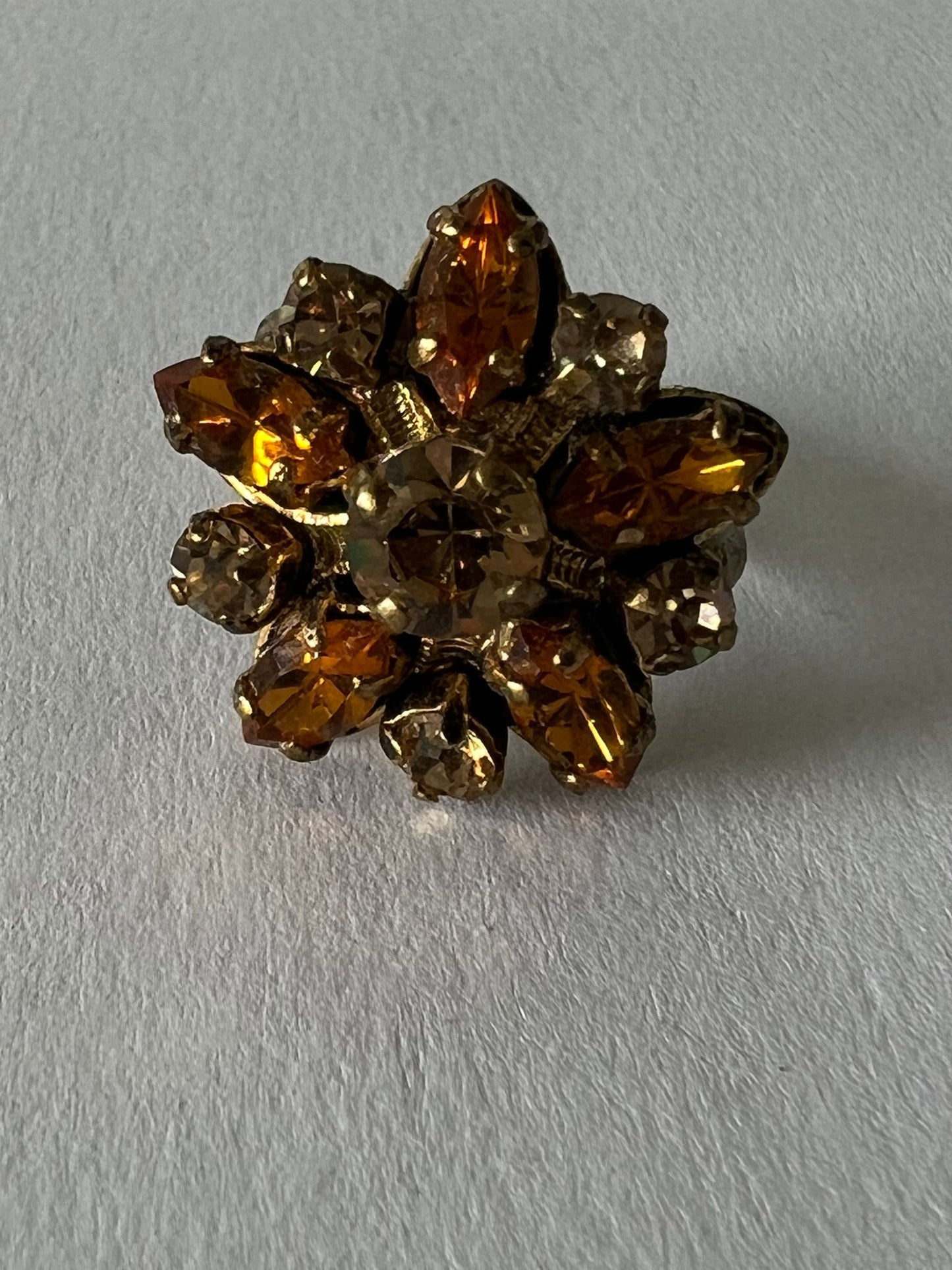 9763 Vintage Swarovski Kristallen Ring 20mm