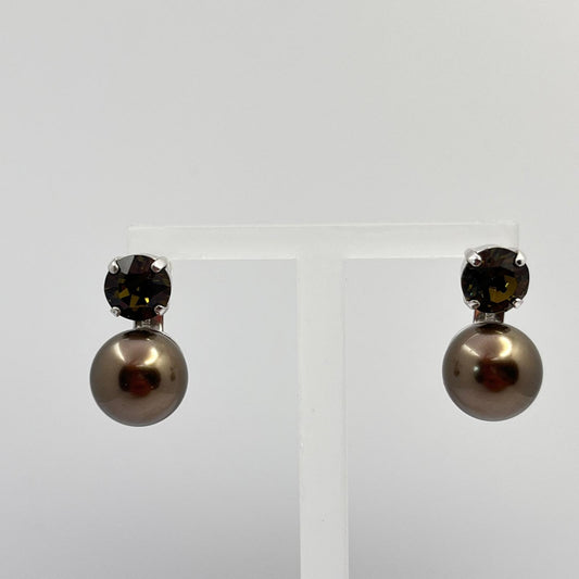 30752 Vintage Swarovski Kristallen Ohrstecker 11mm