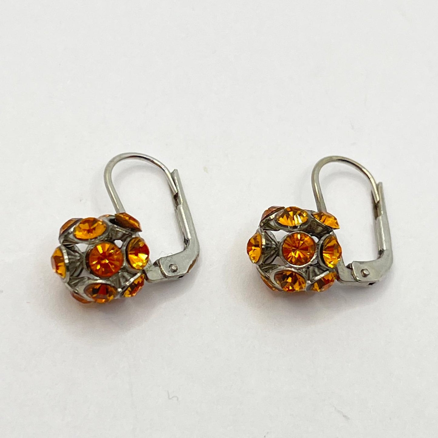 30649 Vintage Swarovski Kristallen Ohrhanger 7mm